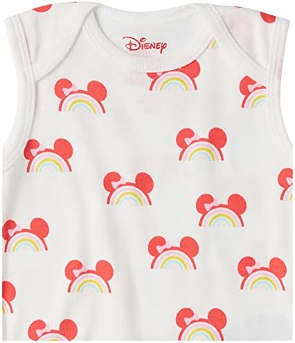 Essentials Disney | מלחמת הכוכבים | בגדי גוף ללא שרוולים של הנסיכה לתינוקות, חבילה של 6